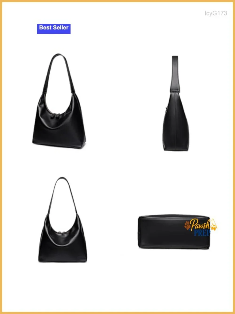 Small Shoulder Bag for Women Cute Hobo Purse Trendy Leather Tote Handbag with
